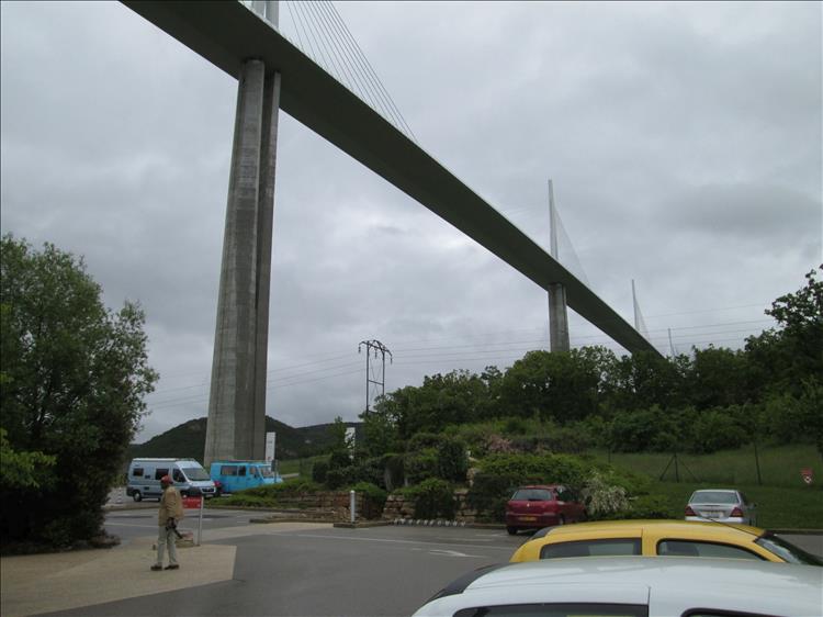 Millau Viaduct from underneath