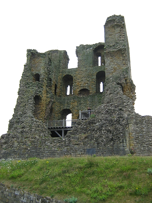 What is left of Scarborough Castle Keep