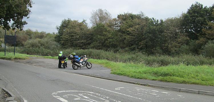 2 motorcycles in the countryside with no idea where they are