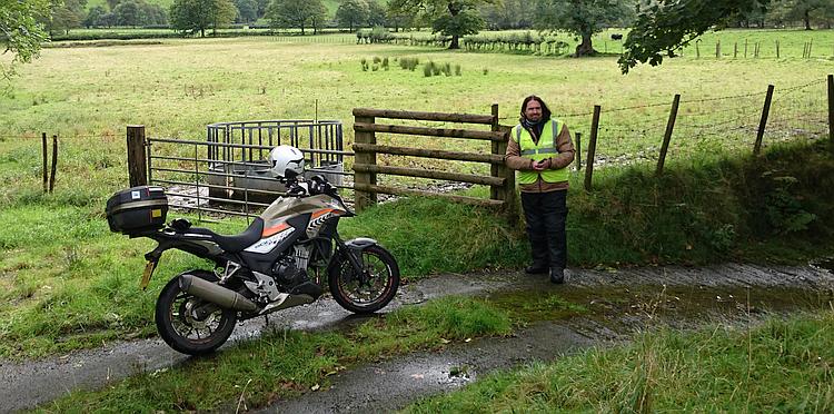 Ren and the CB500X in Wales