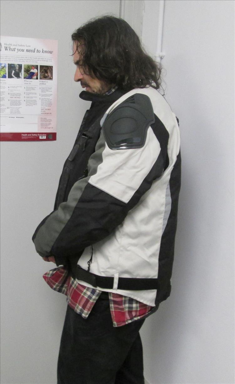 Ren looks quite scruffy in the nice motorcycle jacket, but then Ren can make anything scruffy