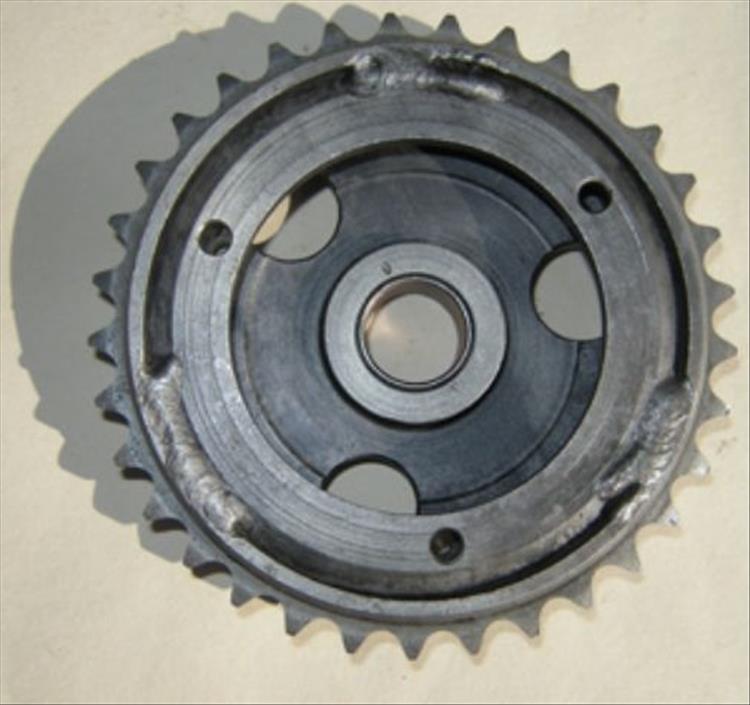 A sprocket, part of the starter system