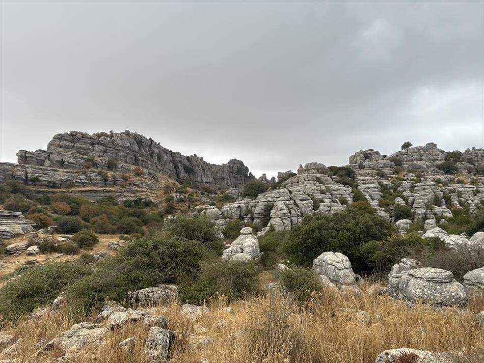 More of the same "stacked" looking rock formations
