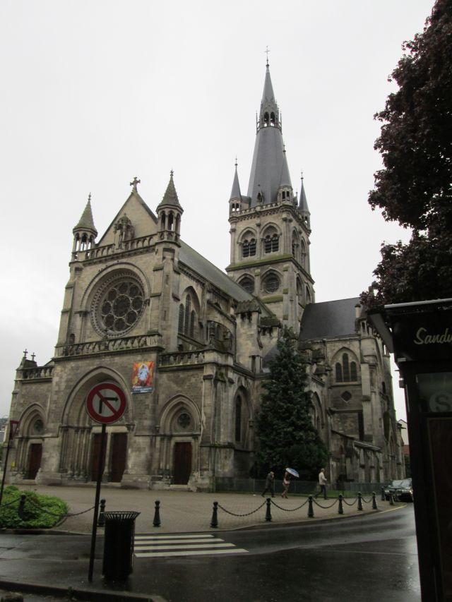 the impressive and ornate church in epernay france