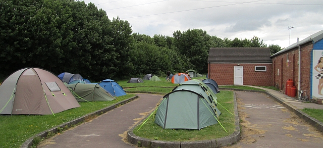 the rblr 1000 rider's tents ready for their return