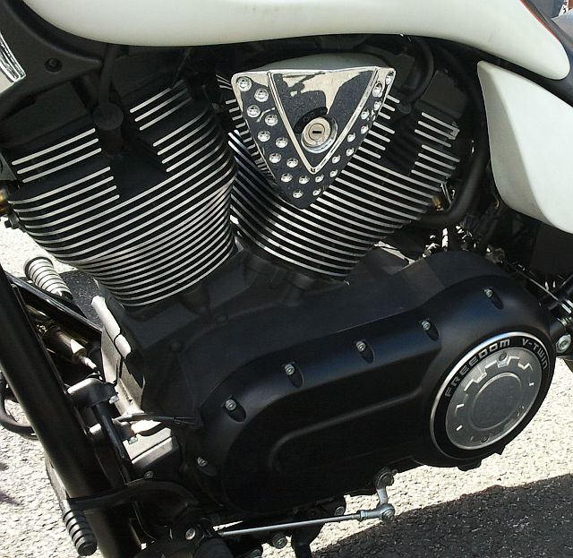 the freedom motor fitted in all the current victory motorcycles