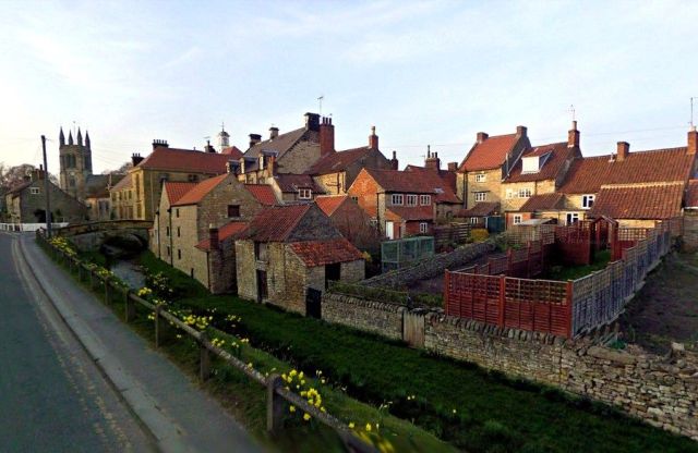 the pretty town of helmsley in the sunshine
