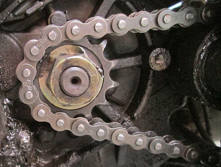 the front sprocket and the locking washer or tab on the keeway RKS 125