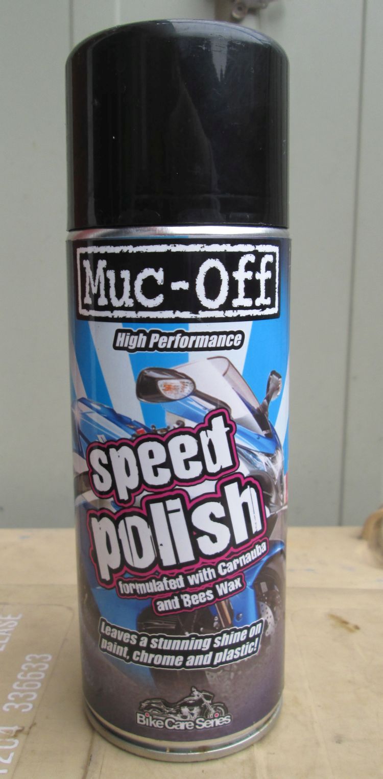 a can of muc-off's speed polish
