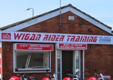 The exterior of Wigan Rider Training's offices