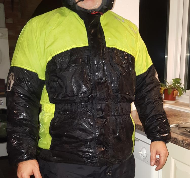 The Richa Rain Warrior Jacket as modelled by Pete