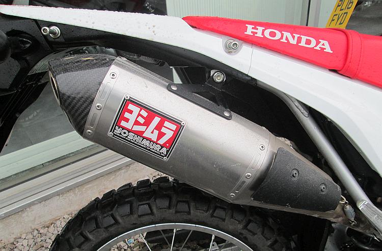 Yoshimura end can on the CRF250L