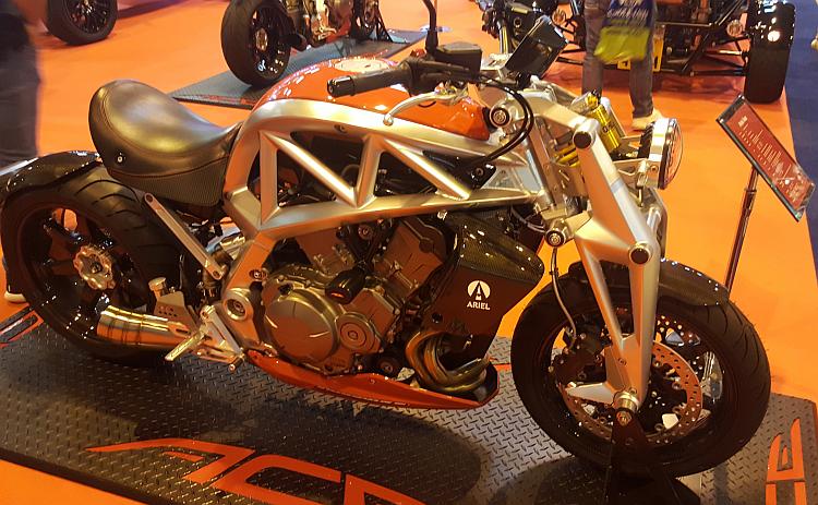 The ace from ariel this time lighter colours of alloy metal and orange tank