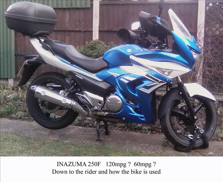 Rod's smart clean and fully faired GW250 Inazuma