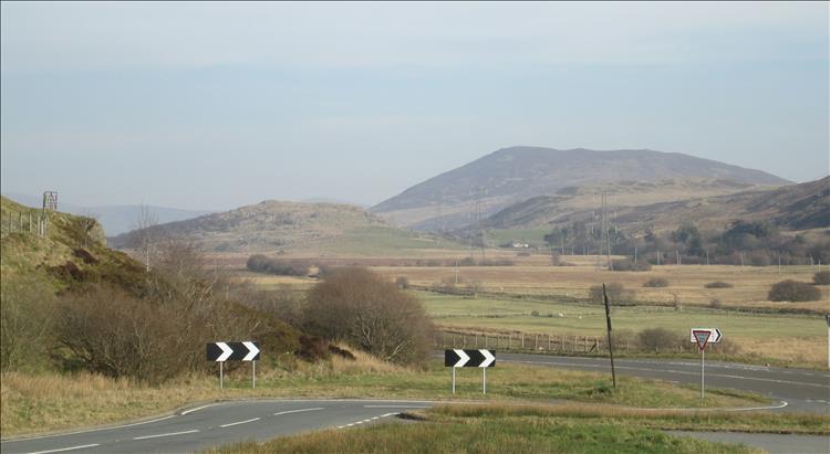Welsh hills and countryside all abound on a beautiful February day