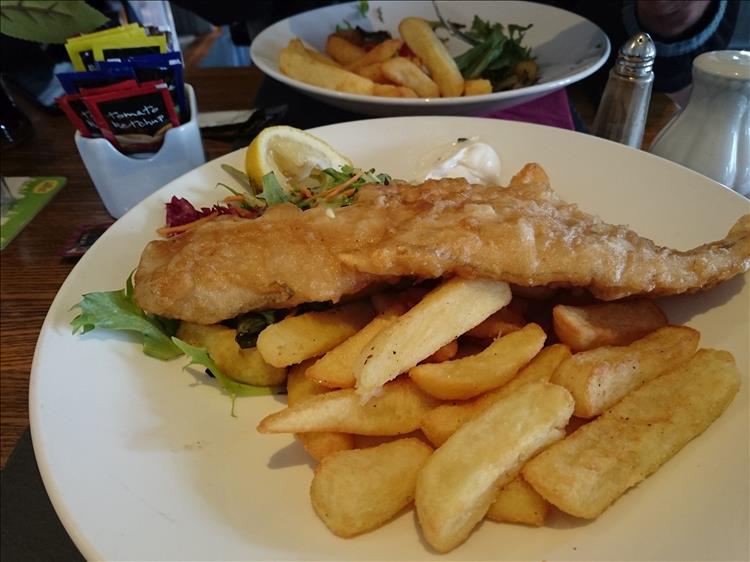 Pub food fish and chips in Carlisle
