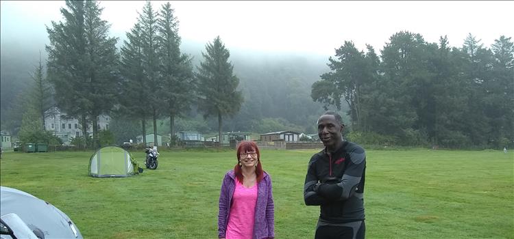 Sharon and mike or mick in the morning mist
