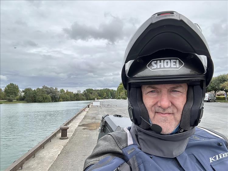 Andy Gray selfie at Bray sur seine