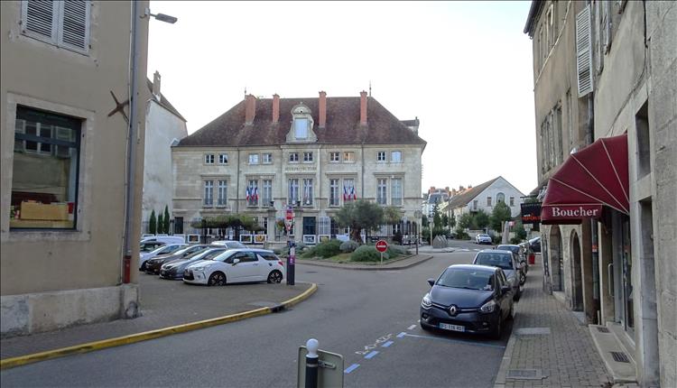 A large and very french building in Dole, France